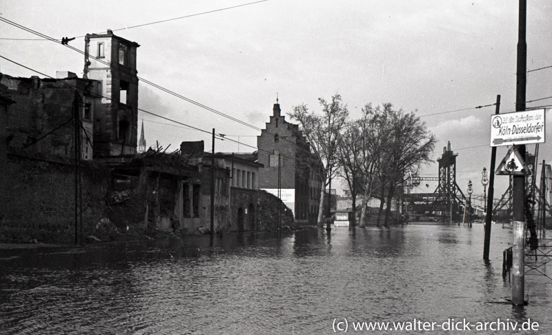 Hochwasser am Leystapel