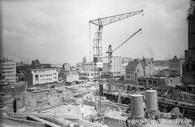 Baustelle Spanischer Bau 1953