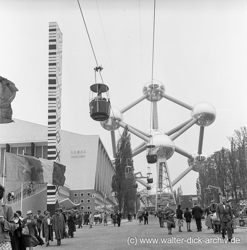 EXPO in Brüssel 1958 Atomium