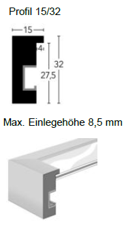 DEHA A15/32 Holzrahmen