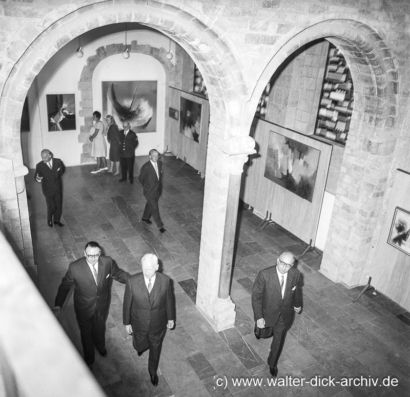 Museumsbesuch des Bundespräsidenten 1962
