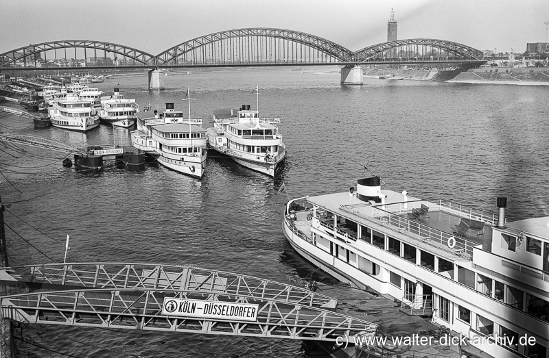 Die weiße Flotte auf dem Rhein 1962
