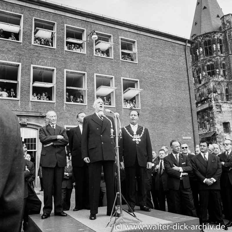 Ansprache an die Bevölkerung 1962