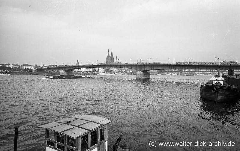 Die Deutzer Brücke 1961