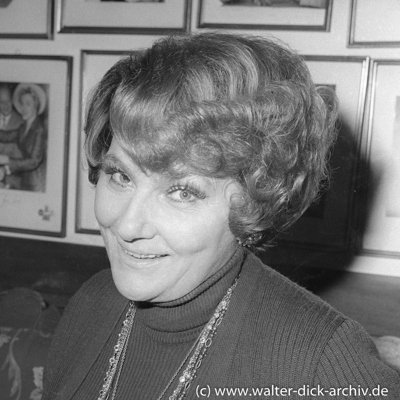 Angèle Durand beim Lottotip 1972