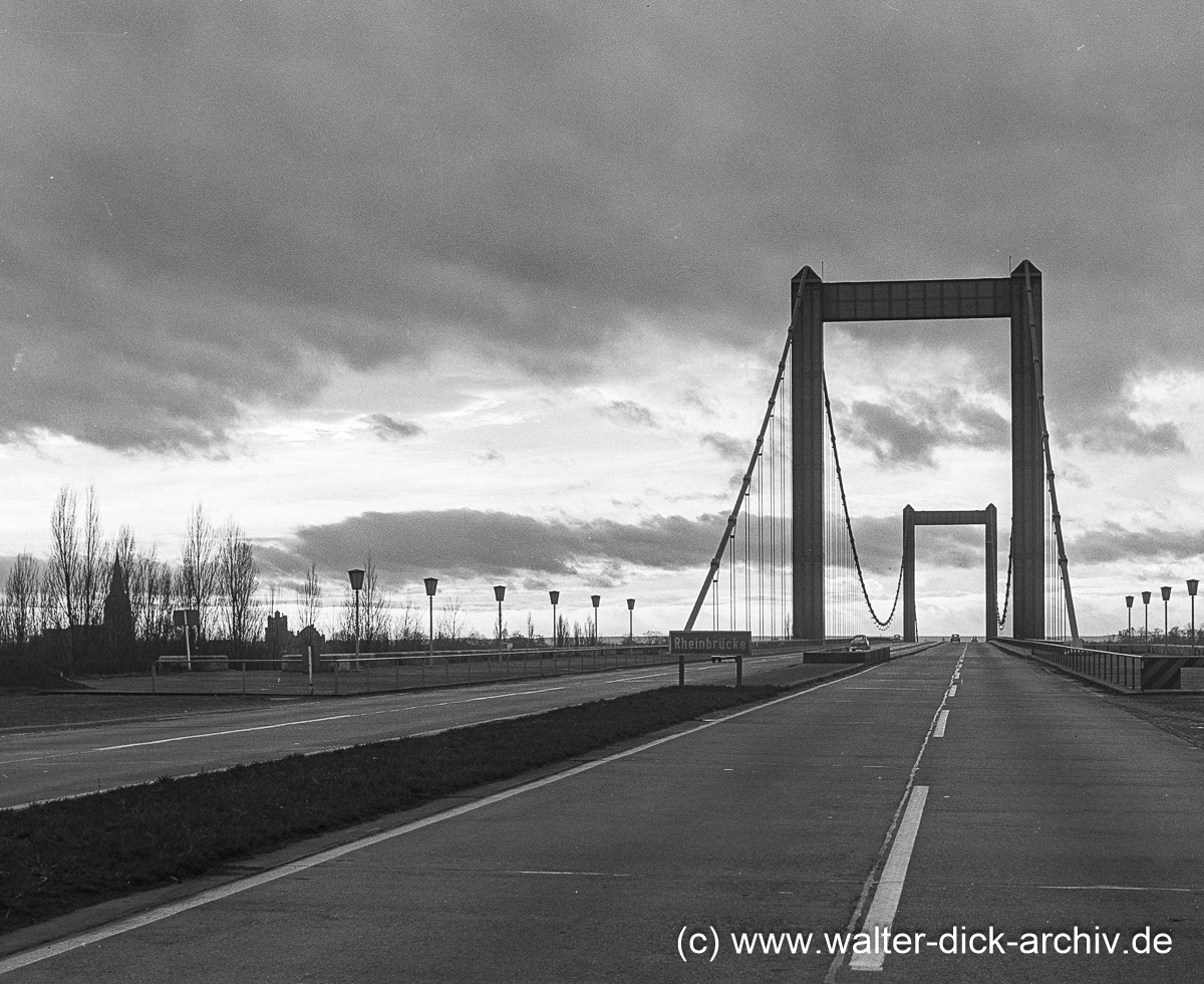 Die Rodenkirchener Brücke 1962