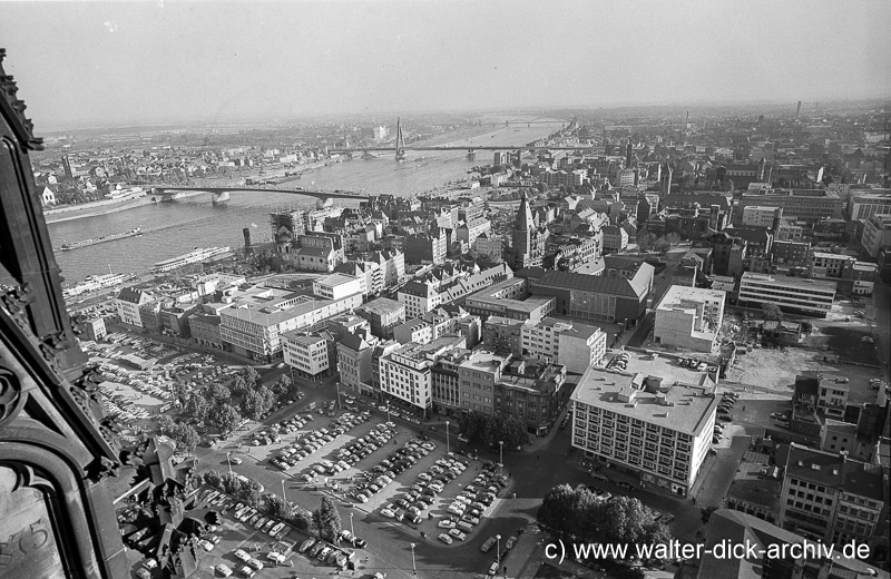 Blick vom Dom - Richtung Süden 1959