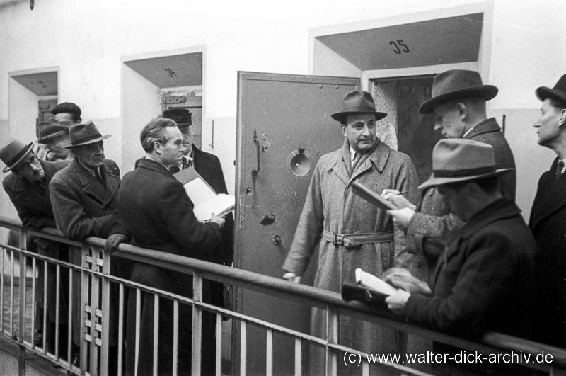 Hoegen Prozess Gerichtstermin in Brauweiler 1949