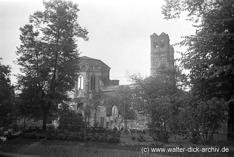 Ruine von St. Gereon 1950