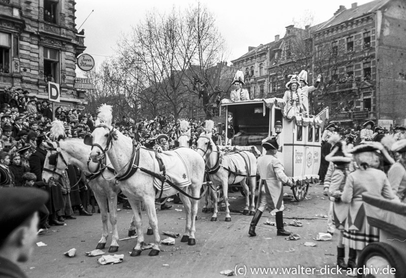 Feldpost der Prinzengarde 1951