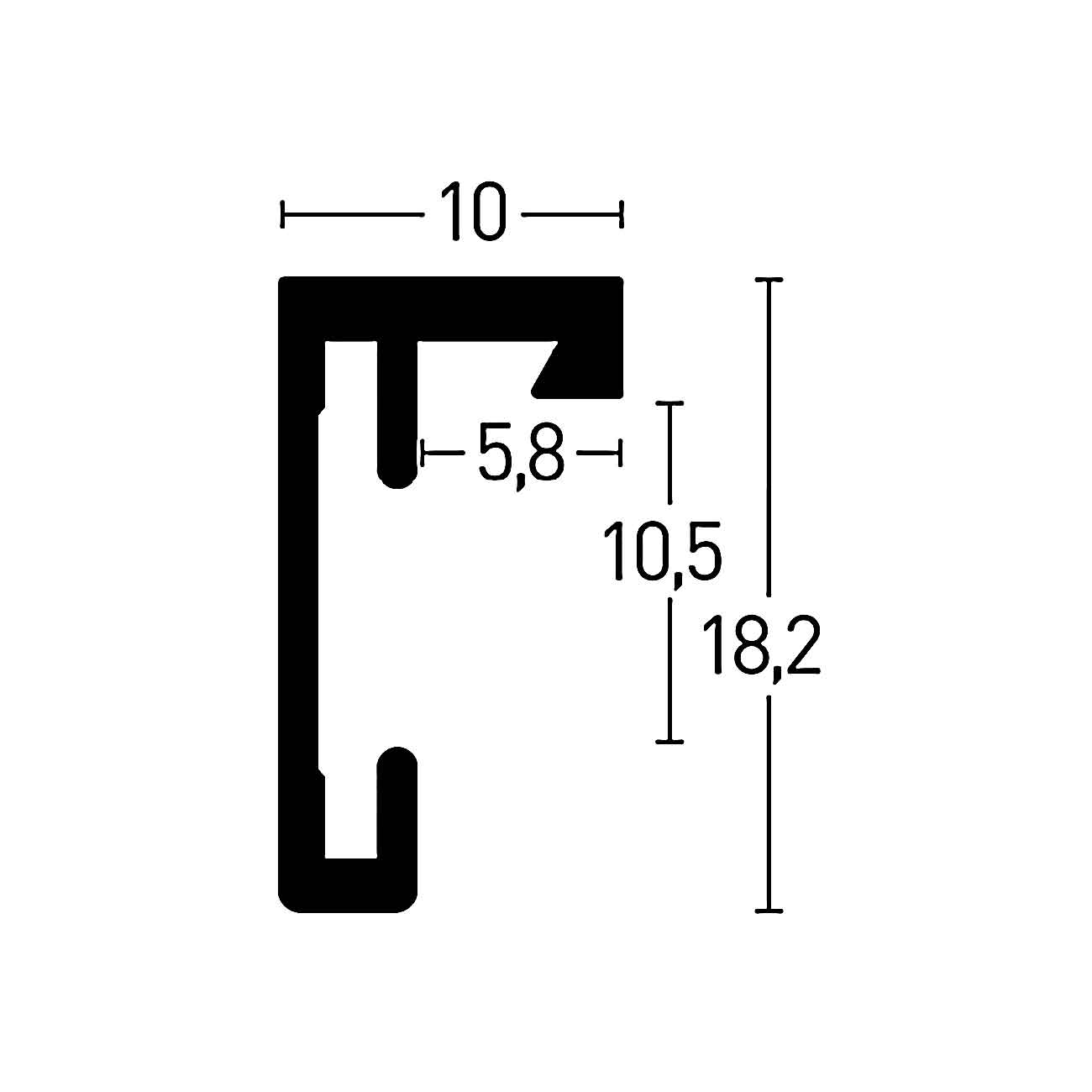 Nielsen C2 Aluminium-Bilderrahmen