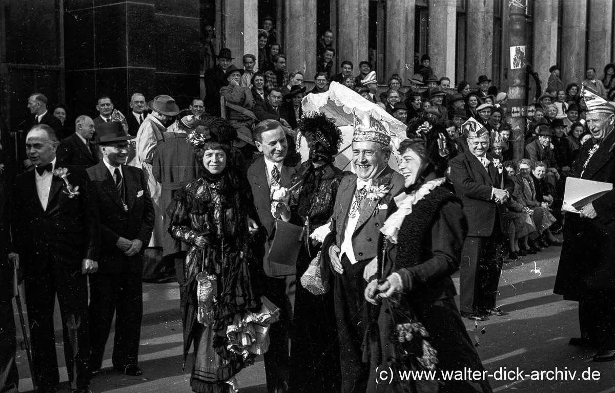 Der Präsident und zwei "Möhne" 1950 Der Präsident und zwei "Möhne" 1950