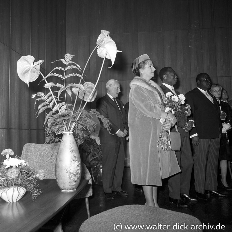 Die Gattin des senegalesischen Staatspräsidenten