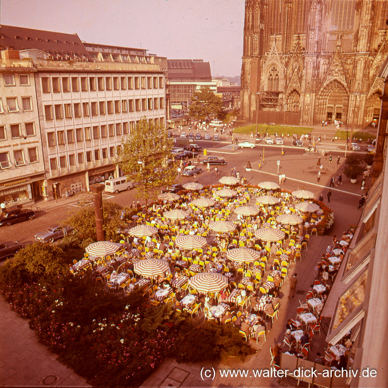 Reichard Terrassen und der Dom 1958