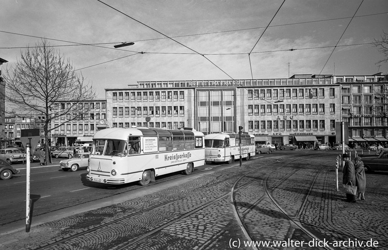 Kreissparkasse Köln - Busse als Zweigstelle 1965