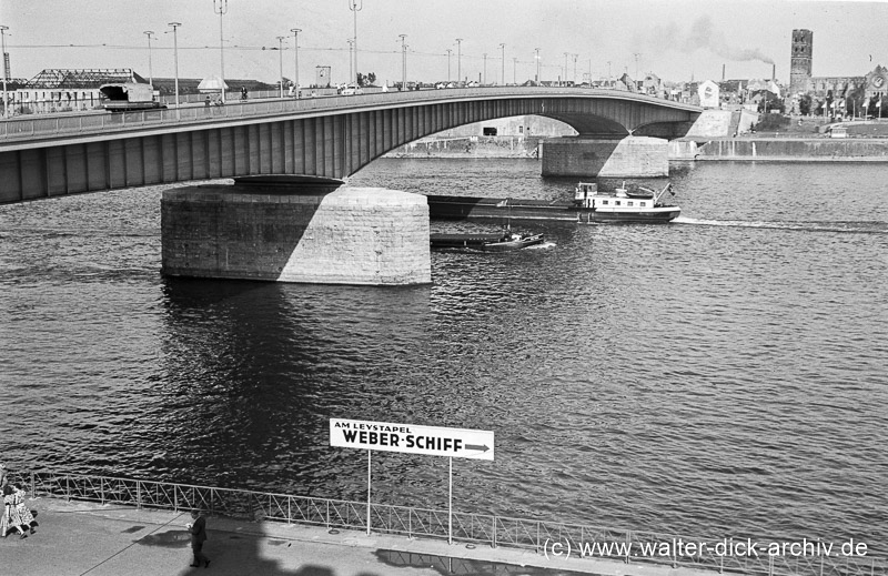 Deutzer Brücke 1950