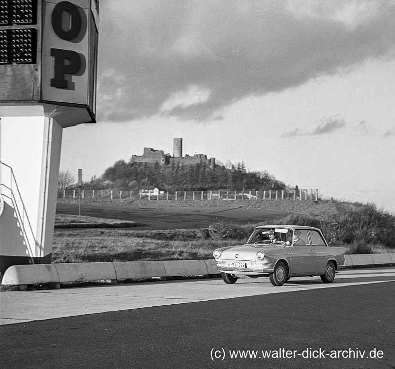 Graf Berghe von Trips bei Testfahrten 1959