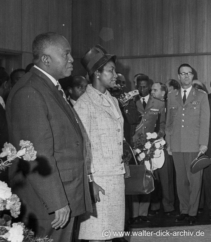 Begrüßung des Staatsgäste im Rathaus 1962