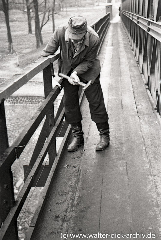 Geländer für die Pattonbrücke