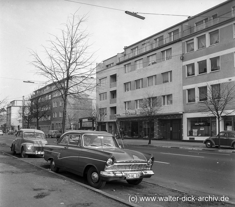 Neubauten auf der Dürener Straße 1961