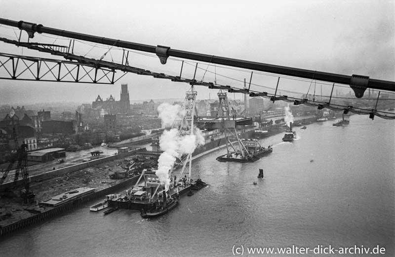 Blick auf den Mülheimer Hafen