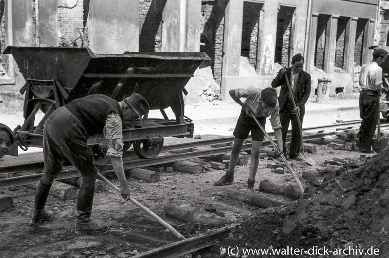 Trümmerräumung im Severinsviertel