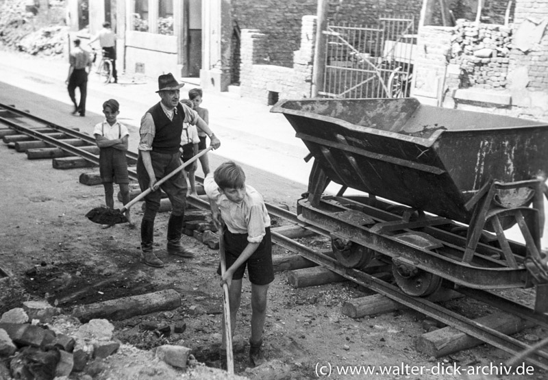 Trümmerräumung im Severinsviertel