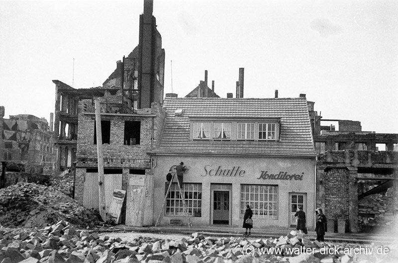 Cafe Schulte am Heumarkt 1948