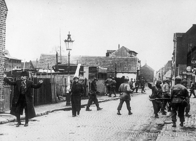 Einmarsch der Amerikaner in Bickendorf 1945