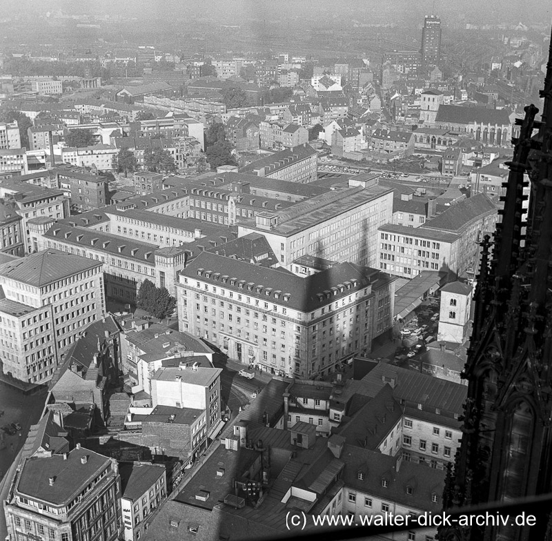 Blick auf die  Innenstadt 1959