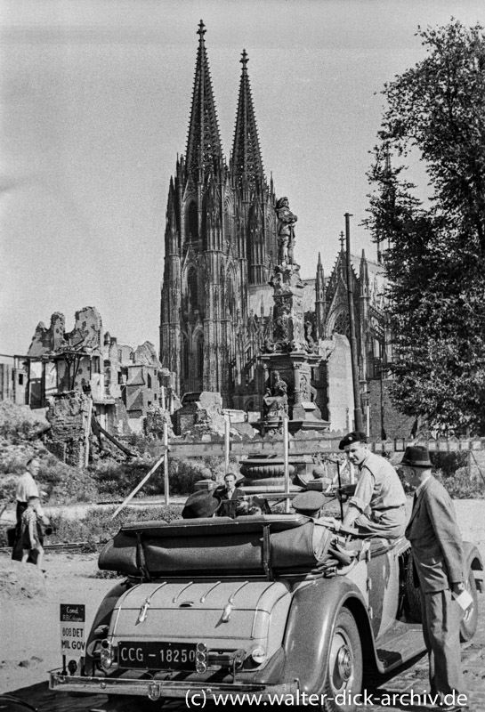 Inspektionsfahrt auf dem Alter Markt