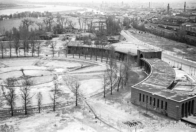 Blick vom Messeturm 1948