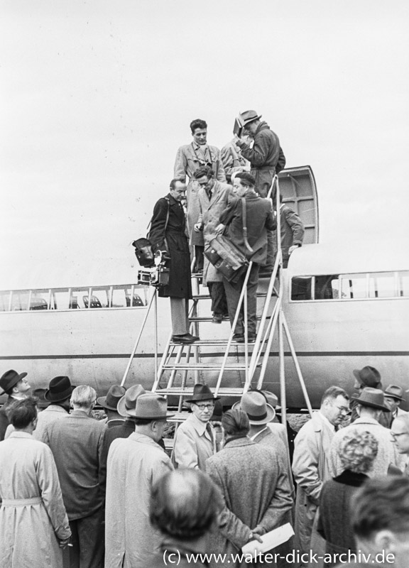 Versuchszug der ALWEG Bahn 1952