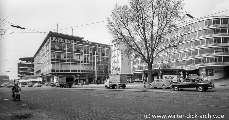 Parkhäuser an der Cäcilienstraße 1960