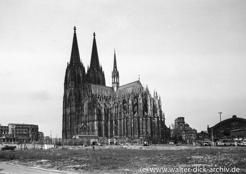 Ödnis an der Ostseite des Doms