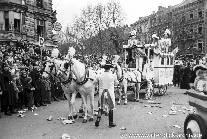 Feldpost der Prinzengarde 1951