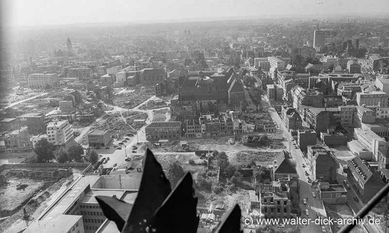 Vom Dom Richtung Westen 1953