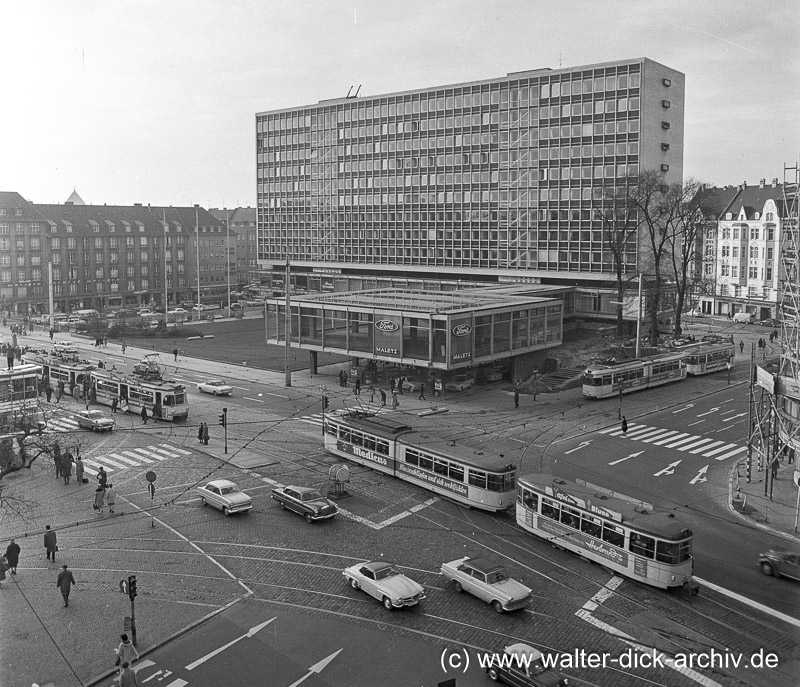 Hochhaus am Rudolfplatz 1965