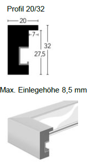 DEHA A20/32 Holzrahmen