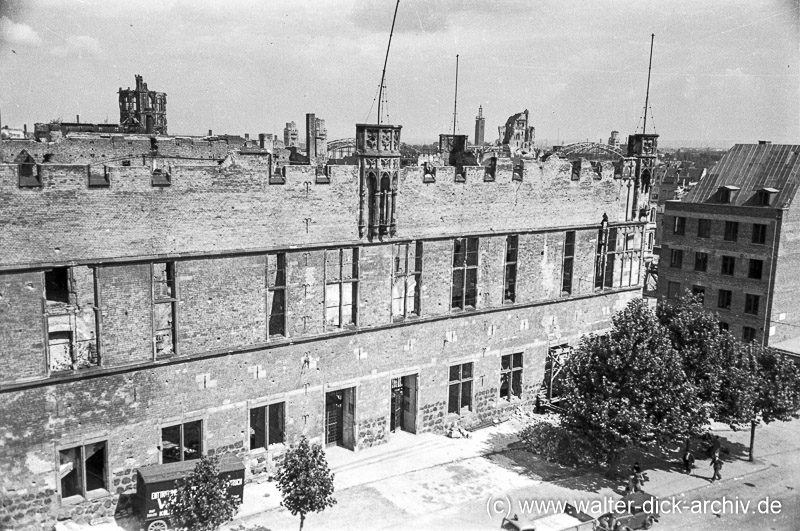 Gürzenich-Baustelle 1949