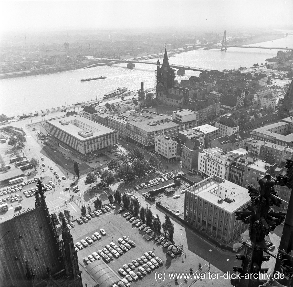 Blick vom Dom nach Südosten 1968
